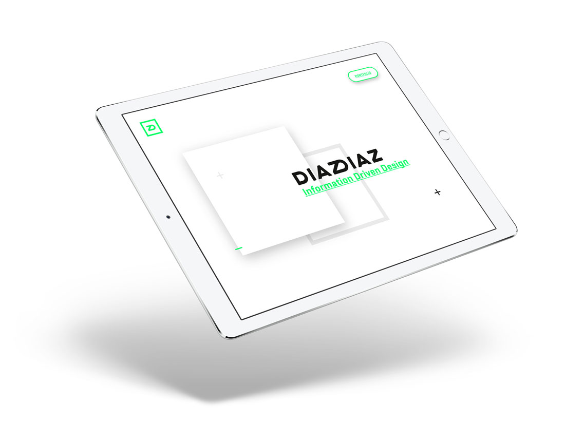 Website DiazDiaz iPad